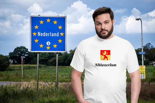 T-shirt Heren - Ontwerp Alblasserdam