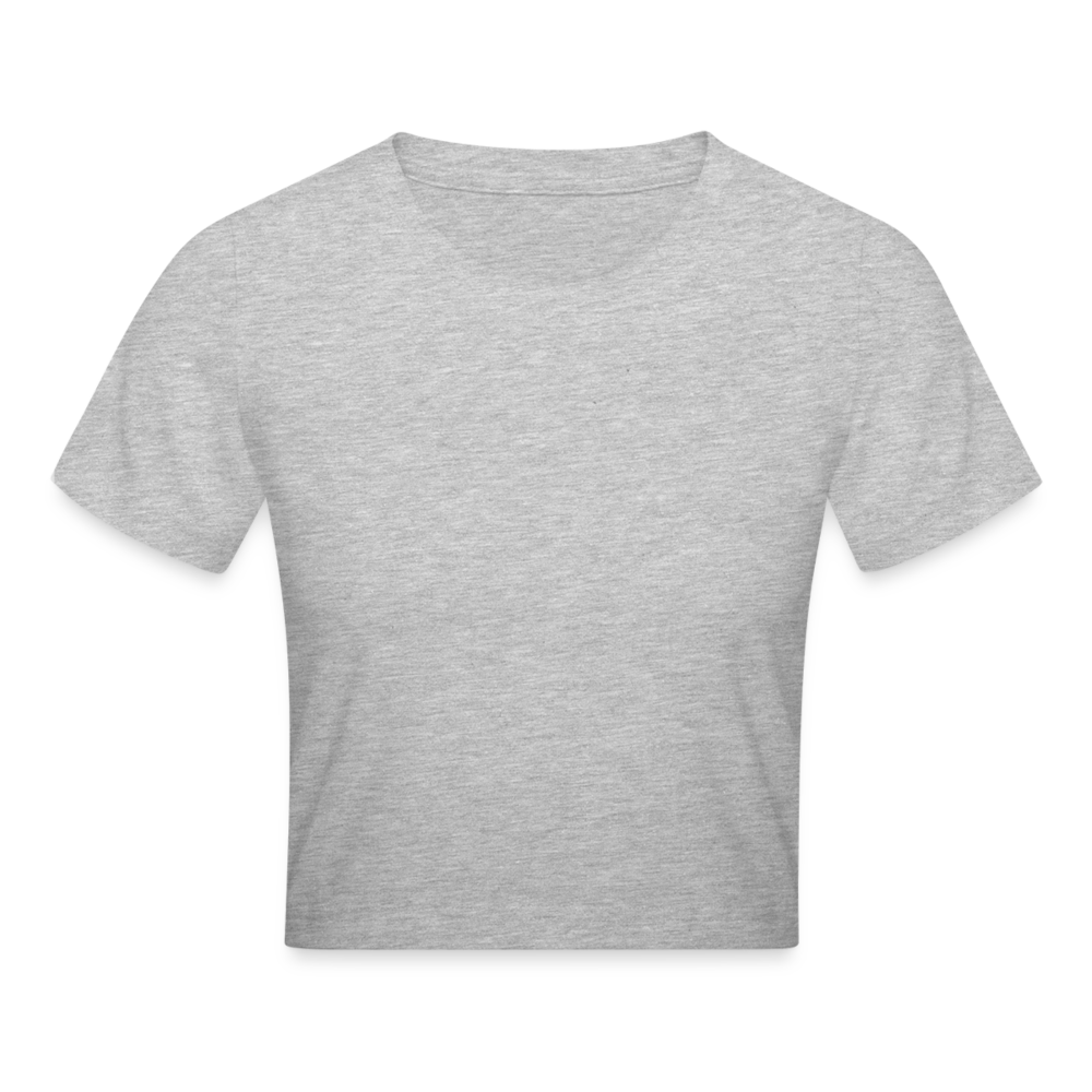 Crop T-Shirt - heather grey