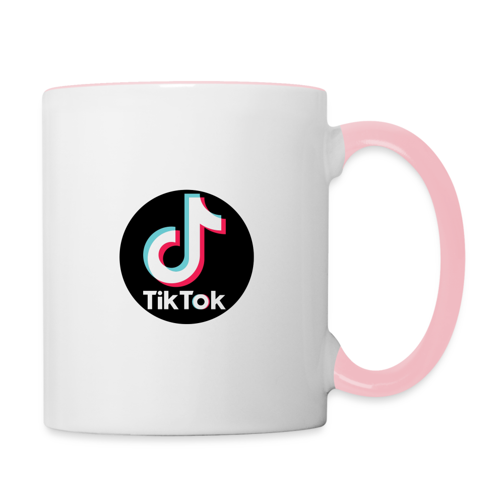 Contrasting Mug NL-01 - white/pink