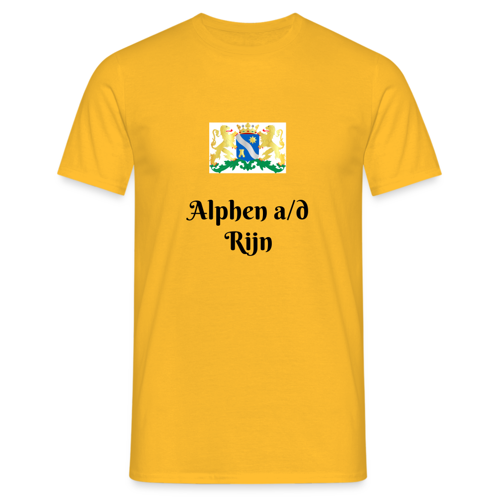 Alphen aan den Rijn - T-Shirt Heren - yellow