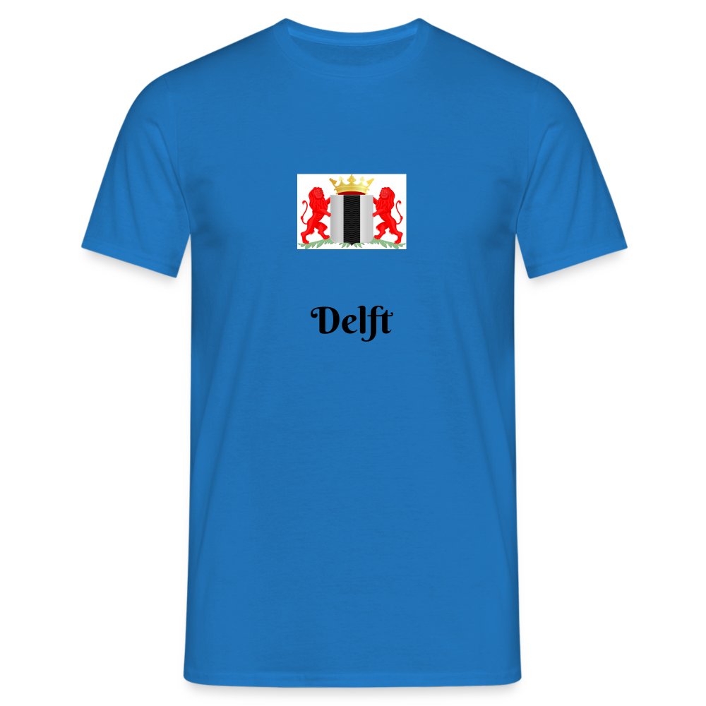 Delft- T-Shirt Heren - royal blue