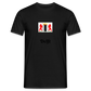 Delft- T-Shirt Heren - black