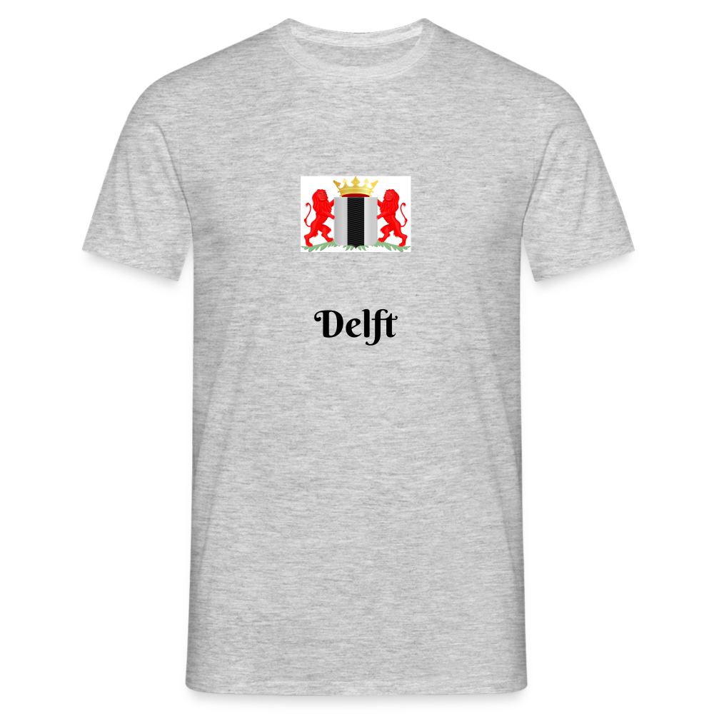 Delft- T-Shirt Heren - heather grey