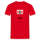 Delft- T-Shirt Heren - red