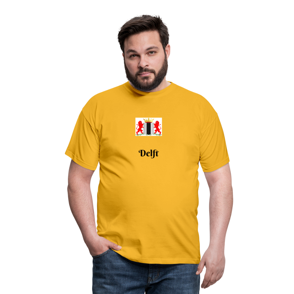 Delft- T-Shirt Heren - yellow
