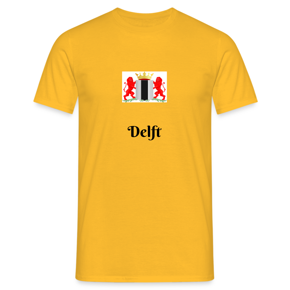 Delft- T-Shirt Heren - yellow