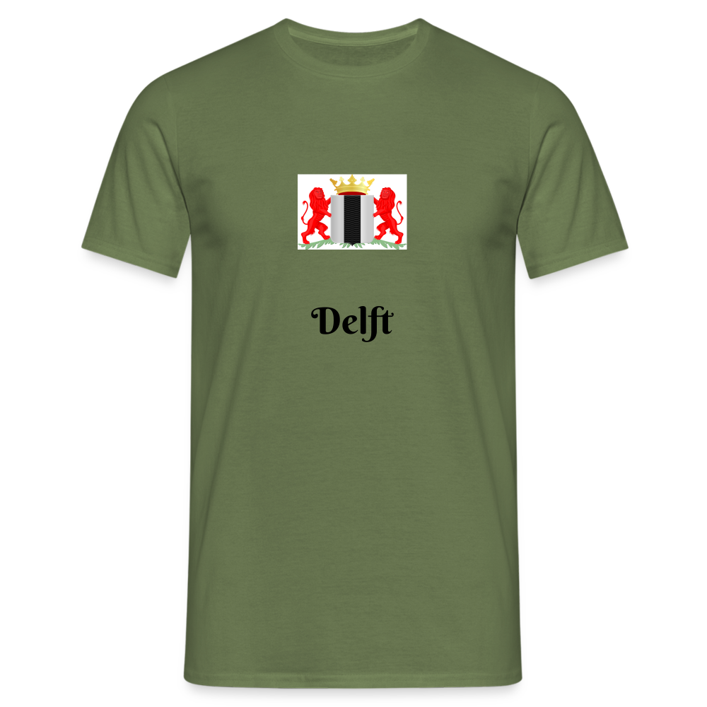 Delft- T-Shirt Heren - military green