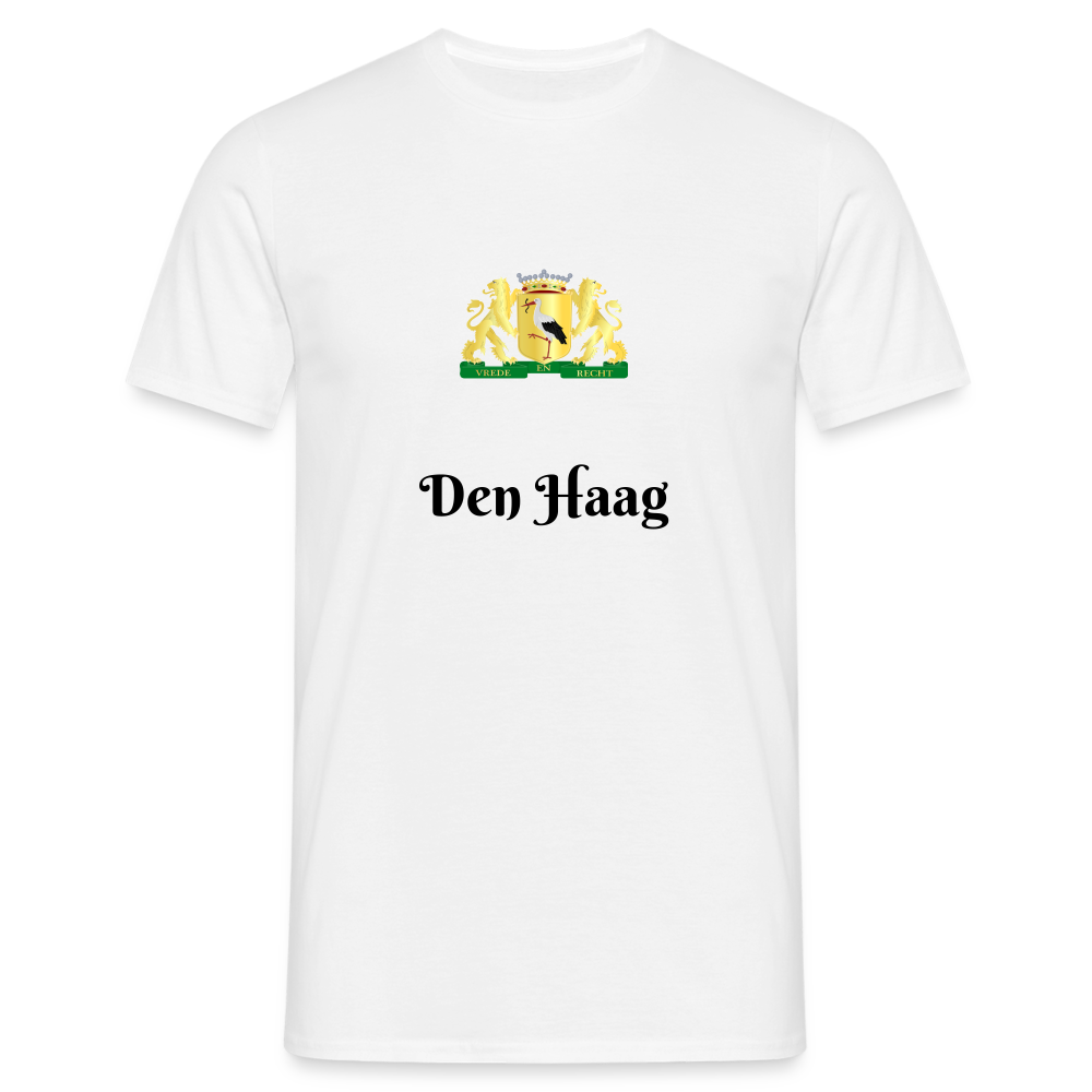 Den Haag- T-Shirt Heren - white