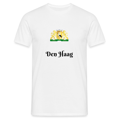 Den Haag- T-Shirt Heren - white