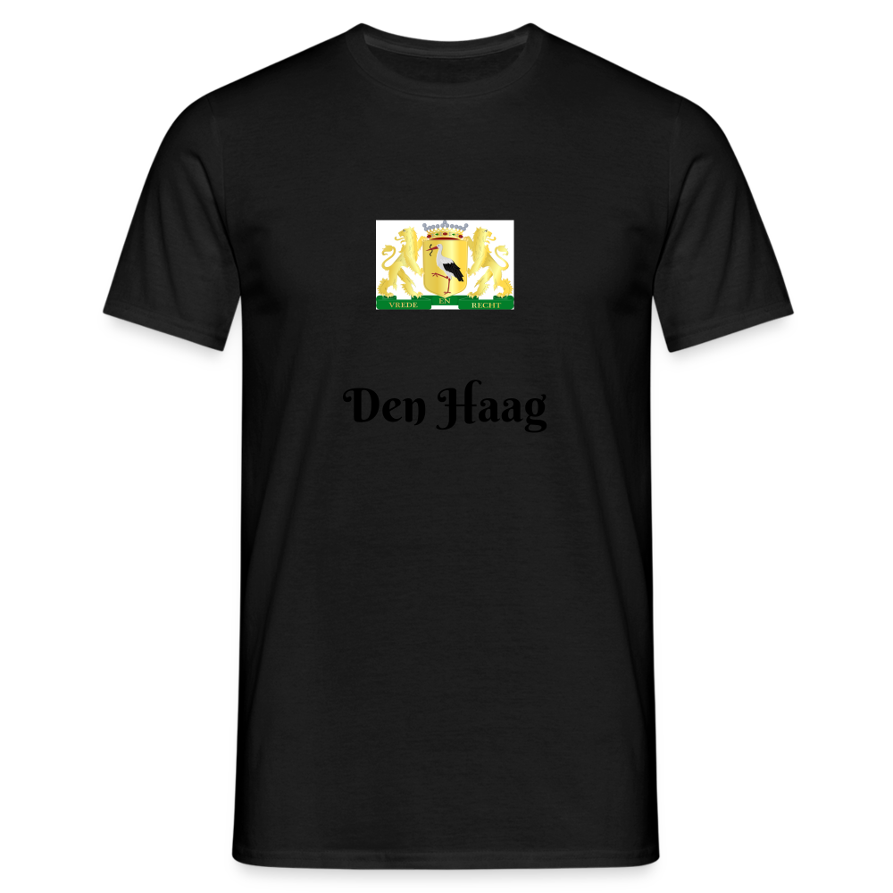 Den Haag- T-Shirt Heren - black