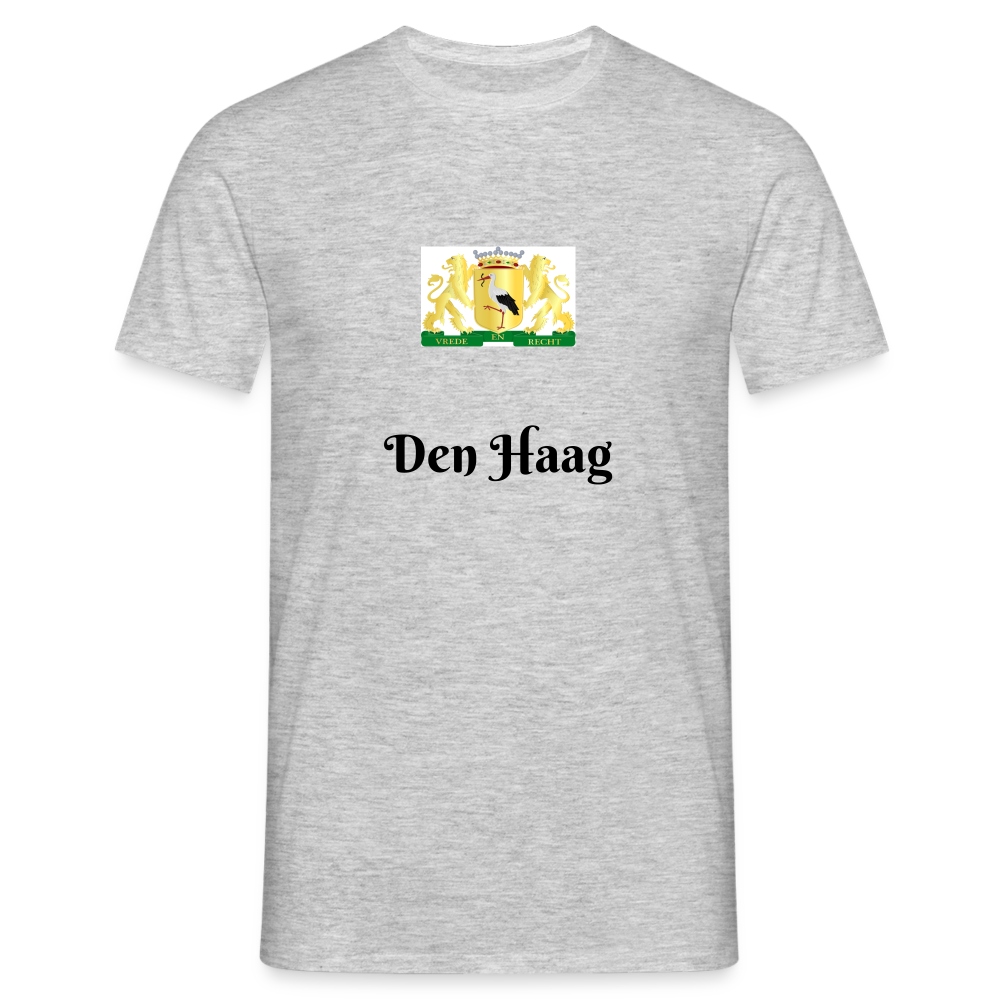 Den Haag- T-Shirt Heren - heather grey