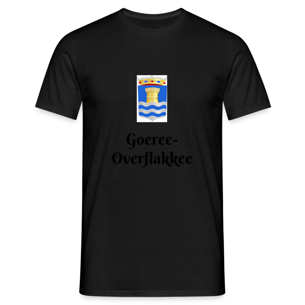 Goeree-Overflakkee- T-Shirt Heren - black