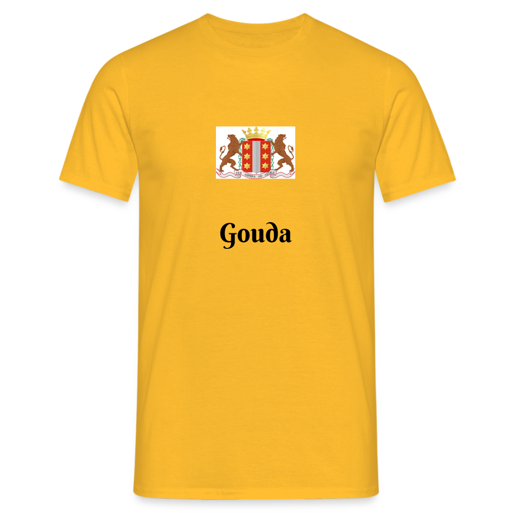 Gouda - T-Shirt Heren - yellow
