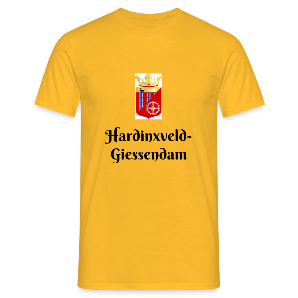Hardinxveld-Giessendam - T-Shirt Heren - yellow