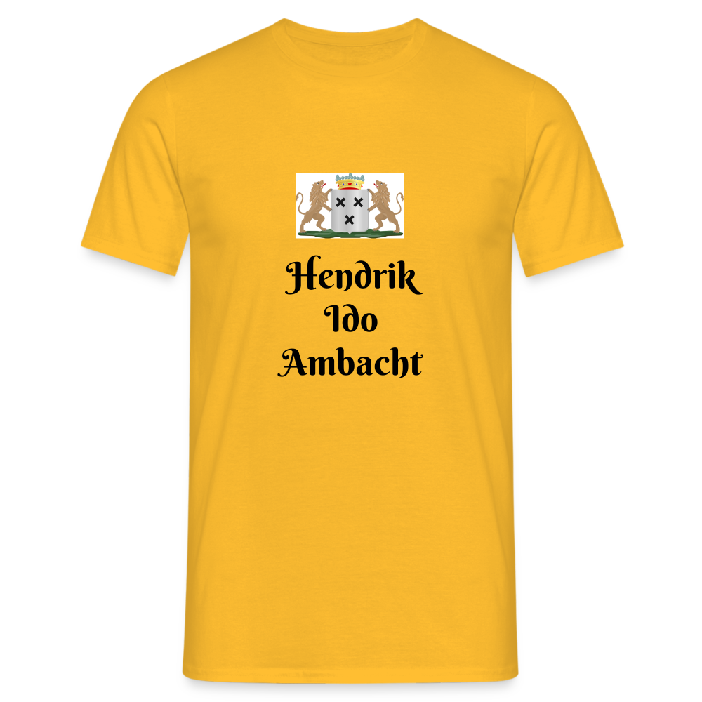 HI Ambacht - T-Shirt Heren - yellow