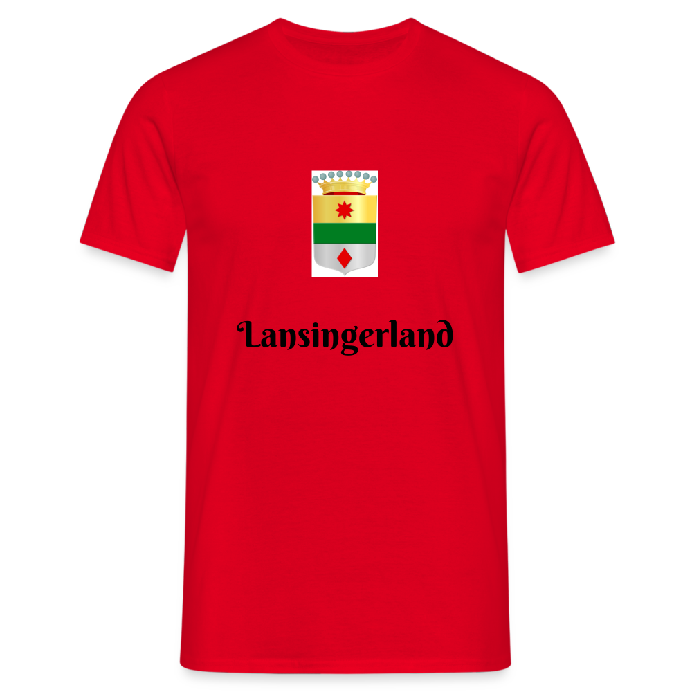 Lansingerland - T-Shirt Heren - red