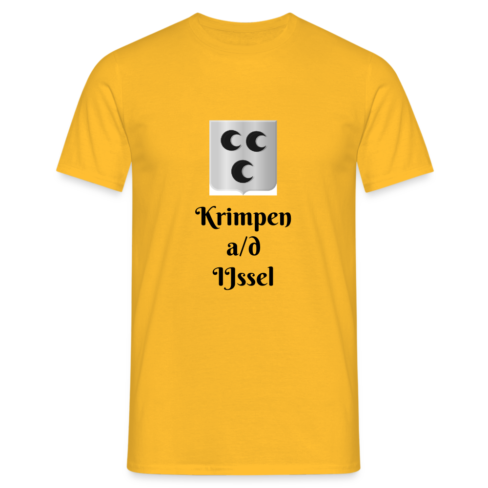 Krimpen a/d IJssel - T-Shirt Heren - yellow