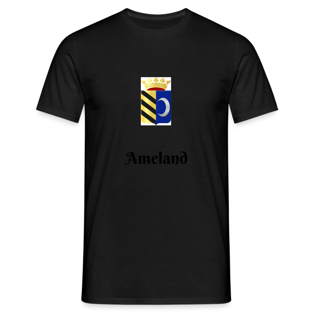 Ameland - T-Shirt Heren - black