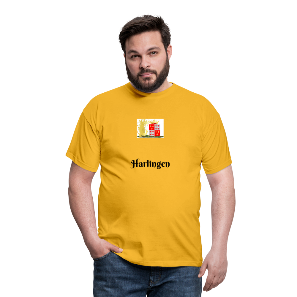 Harlingen - T-Shirt Heren - yellow
