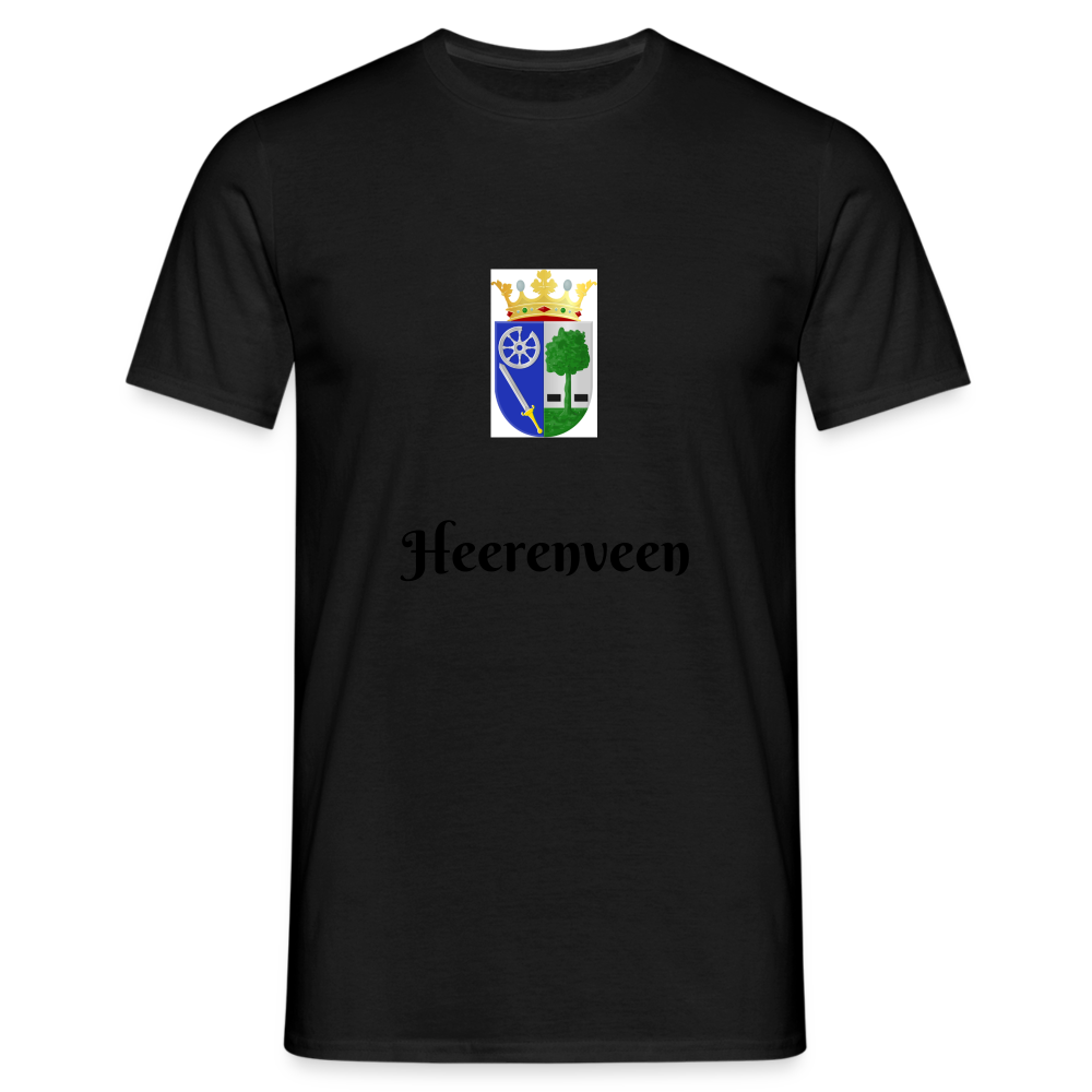 Heerenveen - T-Shirt Heren - black