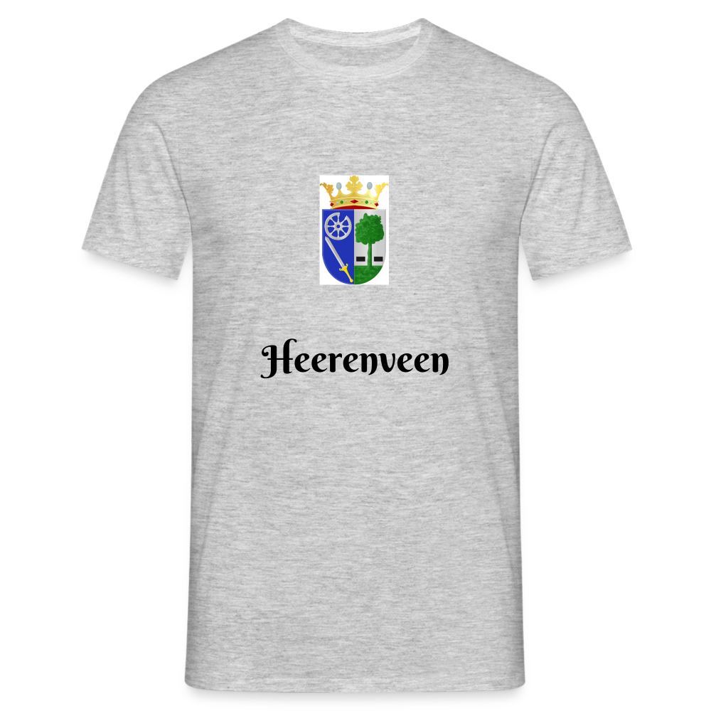 Heerenveen - T-Shirt Heren - heather grey