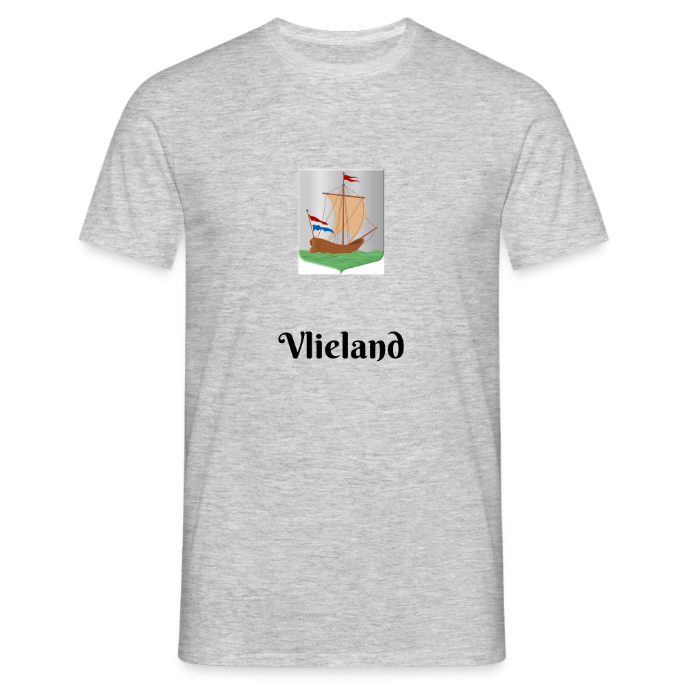 Vlieland - T-Shirt Heren - heather grey