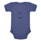 Baby Tri-Blend Short Sleeve Bodysuit - blue