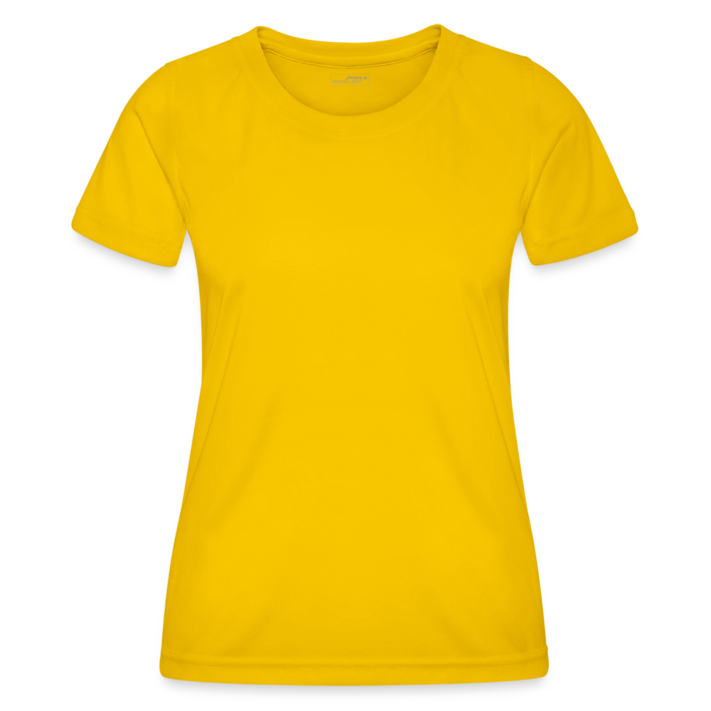 Women's Functional T-Shirt - egg yellow