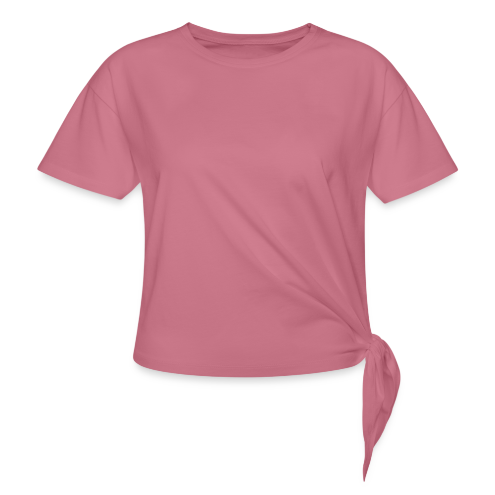 Women’s Knotted T-Shirt - mauve