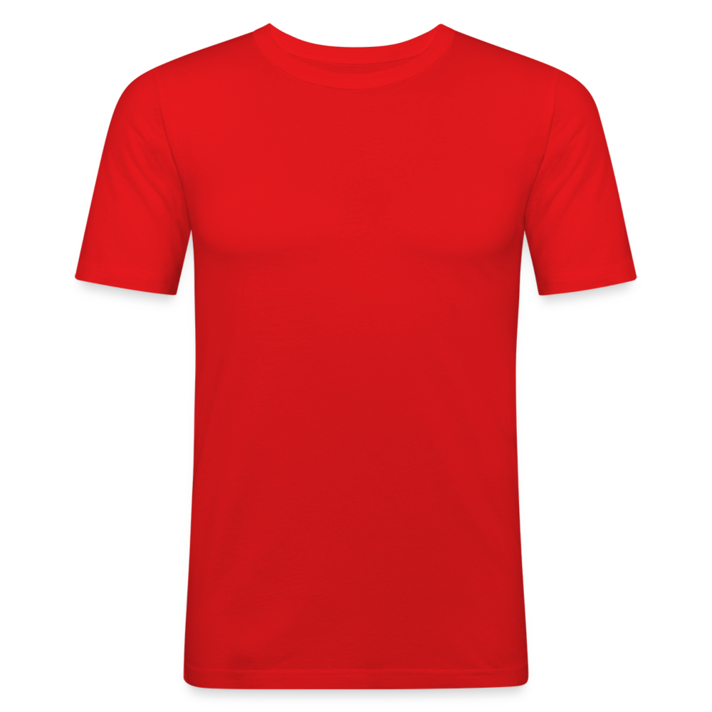 Men's Slim Fit T-Shirt - red