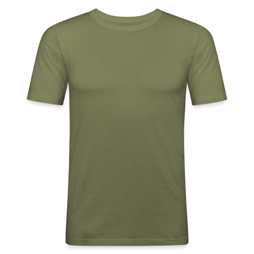Men's Slim Fit T-Shirt - khaki green
