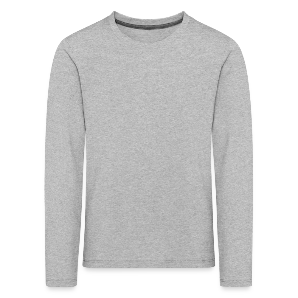 Kids' Premium Longsleeve Shirt - heather grey