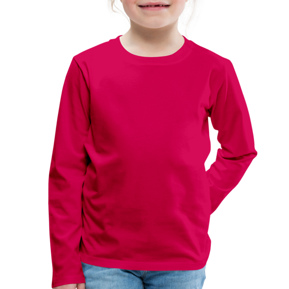 Kids' Premium Longsleeve Shirt - dark pink