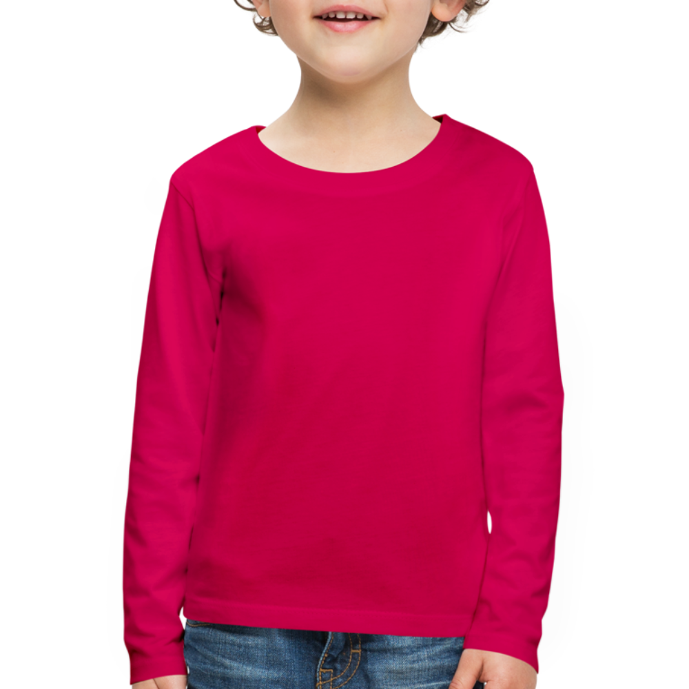 Kids' Premium Longsleeve Shirt - dark pink