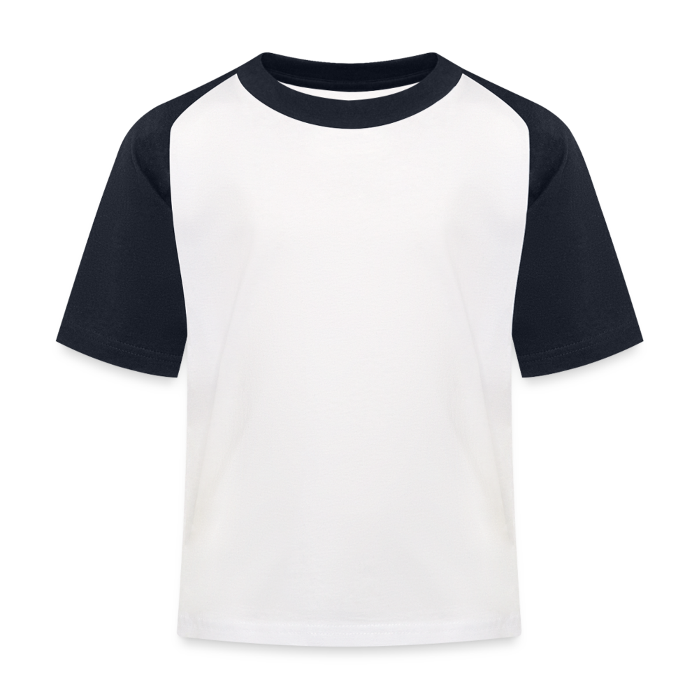 Kids’ Baseball T-Shirt - white/navy