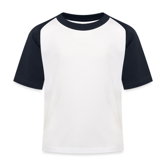 Kids’ Baseball T-Shirt - white/navy