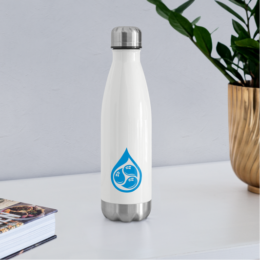 Insulated Water Bottle - white