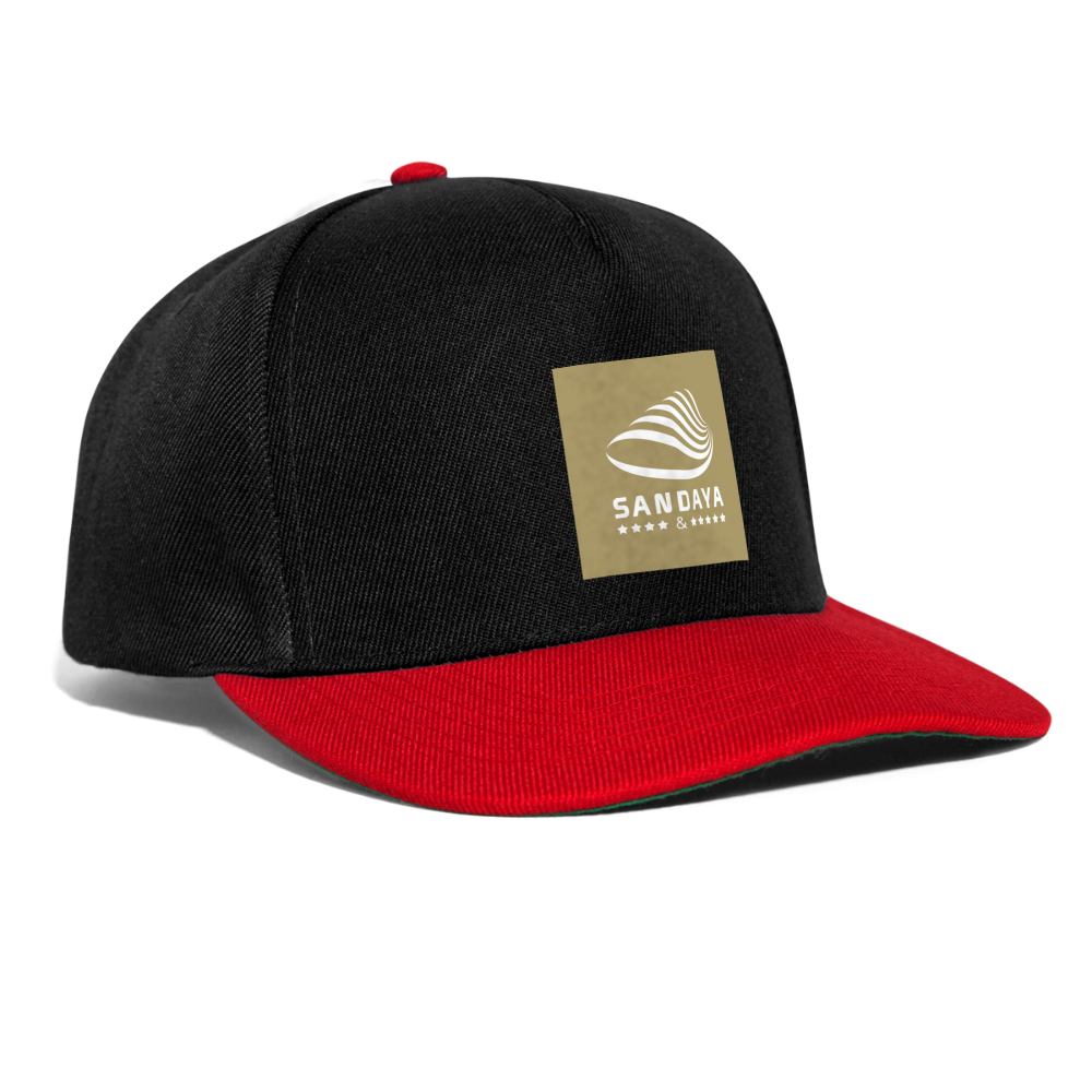 Snapback Cap - black/red