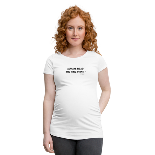 Women's Pregnancy T-Shirt - white